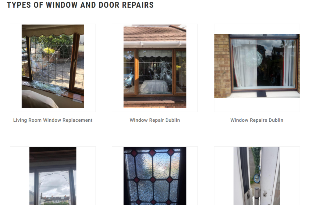 Types of Window and Door Repairs